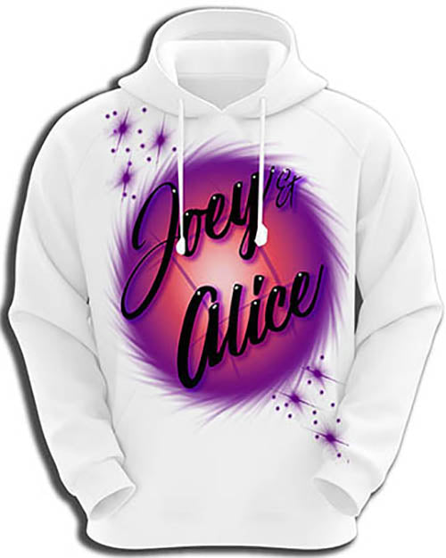 Personalized airbrushed outlet hoodies