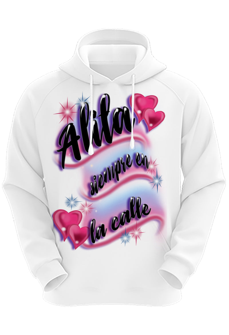 Airbrush best sale hoodie custom