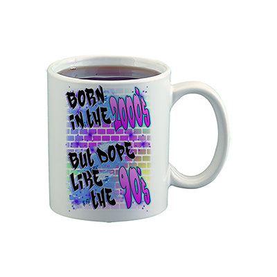 A023 Digitally Airbrush Painted Personalized Custom Graffiti Name  Design    Ceramic Coffee Mug