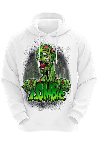 C137 Digitally Airbrush Painted Personalized Custom Zombie Battle Royale  Adult and Kids Hoodie Sweatshirt