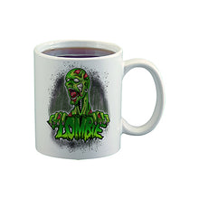 C137 Digitally Airbrush Painted Personalized Custom Zombie Battle Royale    Ceramic Coffee Mug