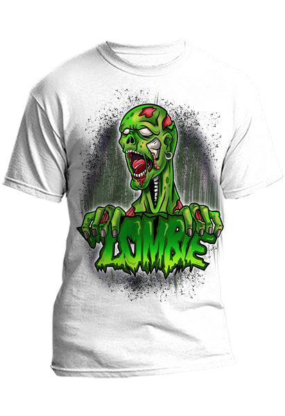 C137 Digitally Airbrush Painted Personalized Custom Zombie Battle Royale  Adult and Kids T-Shirt