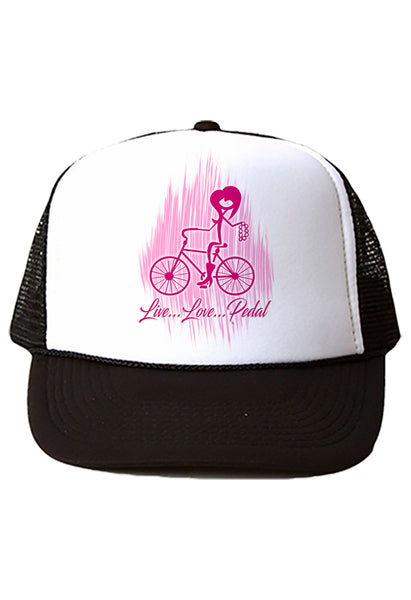 F049 Digitally Airbrush Painted Personalized Custom Bicycle    Snapback Trucker Hats