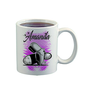 G039 Digitally Airbrush Painted Personalized Custom Clogging    Ceramic Coffee Mug