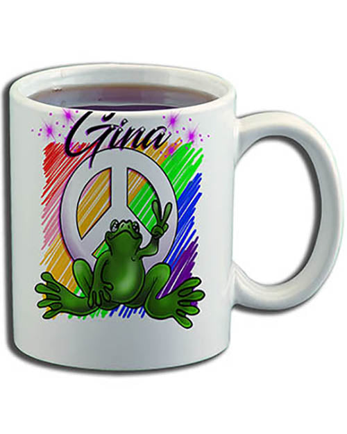 Personalized Frog Mug