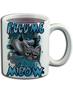 I030 Personalized Airbrush Catfish Ceramic Coffee Mug