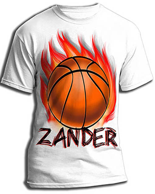 Airbrushed T-shirt Lakers Airbrushed T-shirt Your Name 