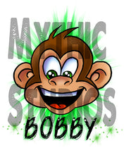 LB008 custom personalized airbrush little Monkey Hoodie Sweatshirt