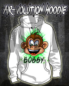 LB008 custom personalized airbrush little Monkey Hoodie Sweatshirt